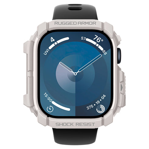 Spigen Apple Watch 11/10 系列保護殼 – Rugged Armor 防護盔甲款