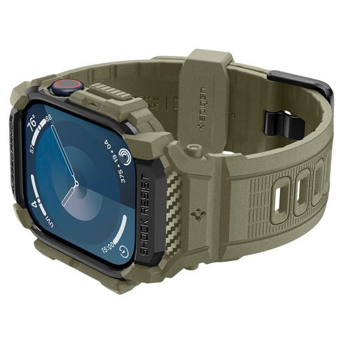 Spigen Apple Watch 11/10 系列保護殼+錶帶 – Rugged Armor Pro 專業防護款