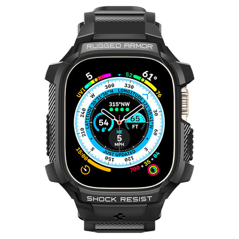 Spigen Apple Watch Ultra 3/2/1 (49mm) 保護殼 + 錶帶 – Rugged Armor Pro