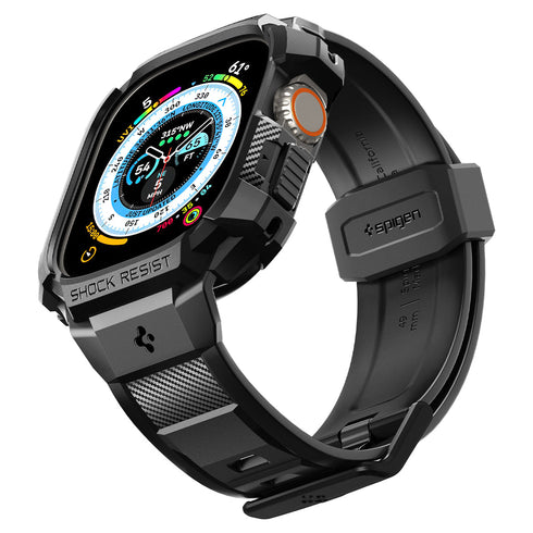 Spigen Apple Watch Ultra 3/2/1 (49mm) 保護殼 + 錶帶 – Rugged Armor Pro