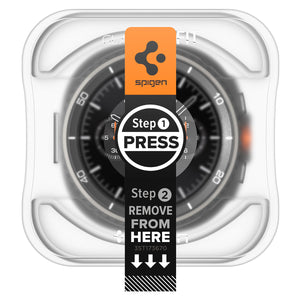 Spigen Galaxy Watch 8 Classic (46mm) Screen Protector GLAS.tR EZ Fit (2 Pack) view 2