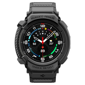 Spigen Galaxy Watch 8 Classic (46mm) Case + Case Rugged Armor Pro view 4
