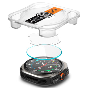 Spigen Galaxy Watch Ultra 47mm (2025/2024) Screen Protector GLAS.tR EZ Fit (2 Pack) view 5
