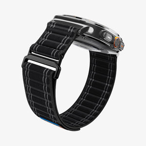 Spigen Galaxy Watch Ultra 2 & Ultra 47mm Band - WBF0 - Black - white background detail image 4
