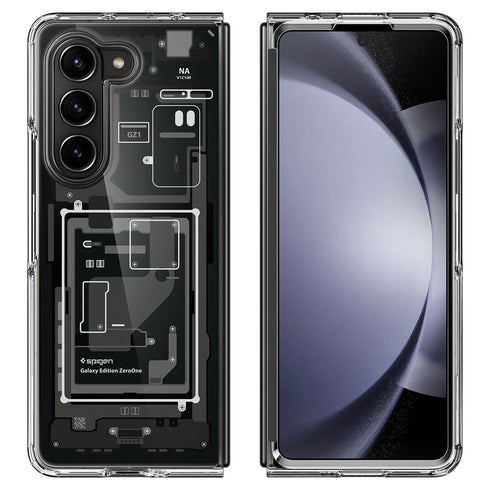 Spigen Galaxy Z Fold 5 保護殼 – Ultra Hybrid 系列透明防摔殼 Zero One