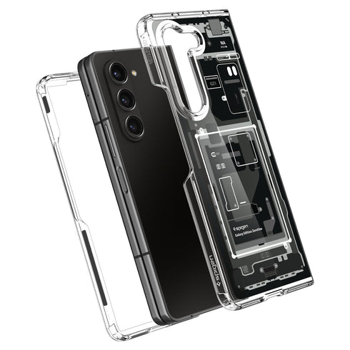 Spigen Galaxy Z Fold 5 保護殼 – Ultra Hybrid 系列透明防摔殼 Zero One