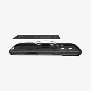 Spigen iPhone 17 Pro Case – Thin Fit (MagFit) - Black - inner magnetic layers separated
