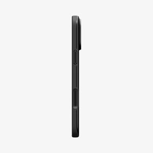 Spigen iPhone 17 Pro Case – Thin Fit (MagFit) - Black - side button profile