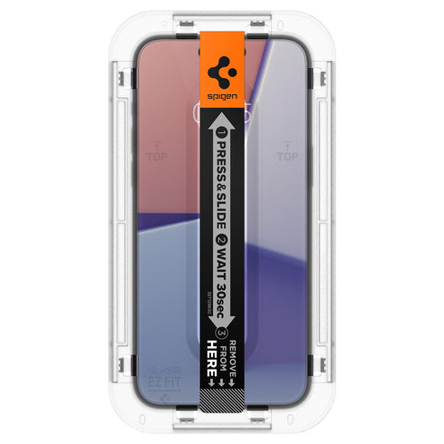 Spigen iPhone 15 Pro Max / 15 Pro / 15 Plus / 15 螢幕保護貼 – GLAS.tR EZ Fit | 感應器保護 (2 片裝)