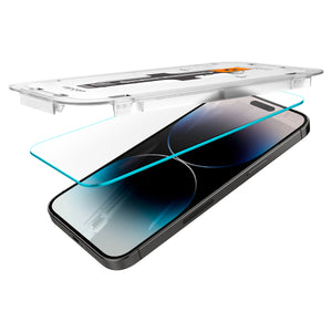 Spigen iPhone 14 Pro Max / 14 Pro Screen Protector GLAS.tR EZ Fit | Sensor Protected view 6