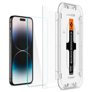 Spigen iPhone 14 Pro Max / 14 Pro Screen Protector GLAS.tR EZ Fit | Sensor Protected view 9