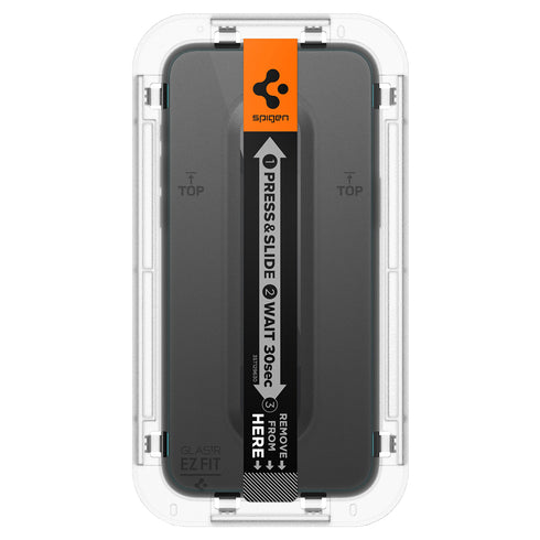 Spigen iPhone 15 Pro Max / 15 Pro / 15 Plus / 15 螢幕保護貼 – GLAS.tR EZ Fit | 感應器保護 (2 片裝)