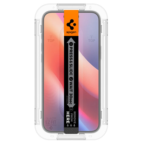 Spigen iPhone 16 Plus / iPhone 16 螢幕保護貼 – GLAS.tR EZ Fit (2 片裝)