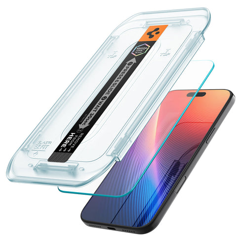 Spigen iPhone 17 Pro / 17 螢幕保護貼 – GLAS.tR EZ Fit(2入裝)