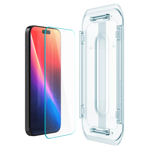 מגן מסך Spigen לאייפון 17 פרו / 17 – GLAS.tR EZ Fit (חבילה של 2)