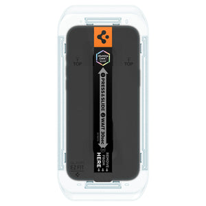 Spigen iPhone 16 Pro Max / 16 Pro Screen Protector GLAS.tR EZ Fit (2 Pack) view 4