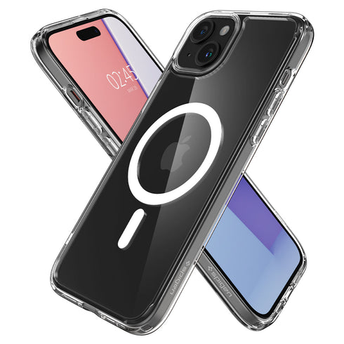 Spigen iPhone 15 Pro Max / 15 Pro / 15 保護殼 – Ultra Hybrid 系列透明防摔殼 (MagFit)