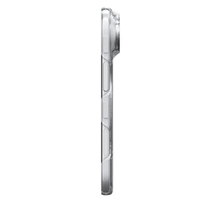 Spigen Air Skin MagFit Clear White case for iPhone Duo – folded side profile