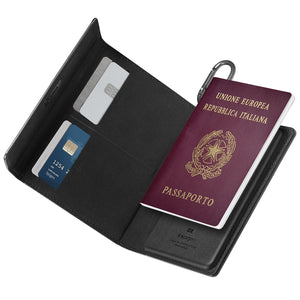 Spigen Passport Holder Accessory RFID Blocking Travel Wallet with Card Slots & SIM Storage view 6