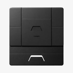 AMP11117 - Slim Fold Laptop Stand | Non-Adhesive | Black LD201-S8 showing top view of the black slim fold laptop stand folded down