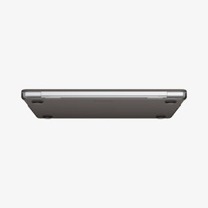 Spigen MacBook Pro 14-inch Air Skin in Frost Black showing side