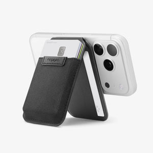Spigen Slim Fold MagFit wallet supporting landscape viewing