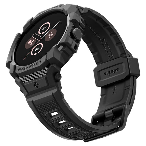 Spigen Pixel Watch 3 (45mm) 保護殼 + 錶帶 – Rugged Armor Pro