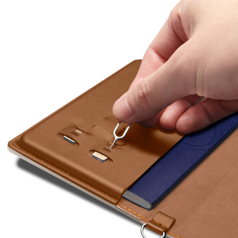 Spigen RFID屏蔽PU皮革護照夾套