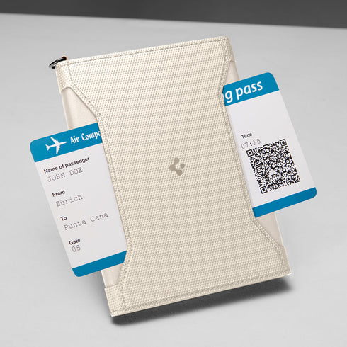 Spigen RFID屏蔽PU皮革護照夾套