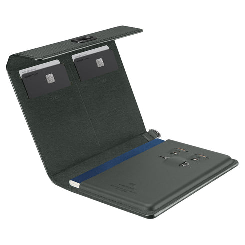 Spigen RFID屏蔽PU皮革護照夾套