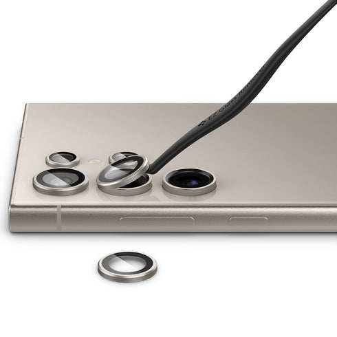 Spigen Galaxy S24 Ultra 鏡頭保護貼 – Optik Pro EZ Fit(2入裝)