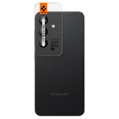 Spigen Galaxy S24 Plus 鏡頭保護貼 – Optik Pro EZ Fit(2入裝)
