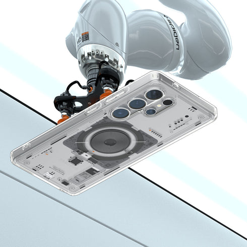 Spigen Galaxy S25 Ultra 保護殼 – Ultra Hybrid 系列透明防摔殼 MagFit Neo One