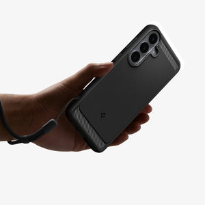 Spigen Galaxy S26 FE Rugged Armor Matte Black product detail