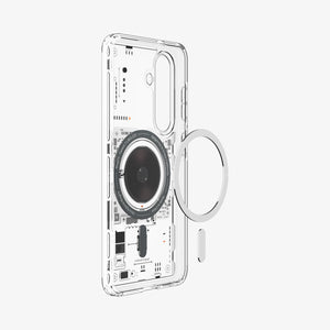 Spigen Galaxy S26 Plus Case Ultra Hybrid Neo One (Mag Fit) showing the back and partial side with mag fit technology