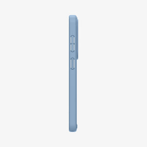 Spigen Galaxy S26 Case Ultra Hybrid (Mag Fit) Light Blue showing the side