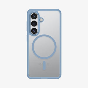 Spigen Galaxy S26 Case Ultra Hybrid (Mag Fit) Light Blue showing the back