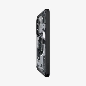 Spigen Galaxy S26 Case Ultra Hybrid Zero One (Mag Fit) Black showing the back and partial side