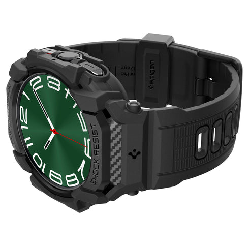 Spigen Galaxy Watch Ultra 47mm (2025/2024) Case + Band – Rugged Armor Pro
