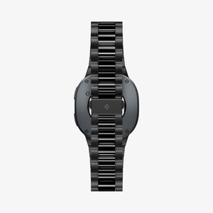 Black Spigen Modern Fit 316L Galaxy Watch band product and feature view 5