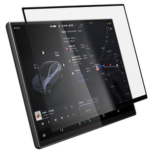 Spigen Tesla Model Y Screen Protector (16“) Screen Protector GLAS.tR EZ Fit AluminaCore Anti-Glare view 4