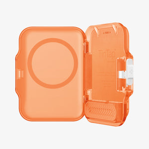 Frost Clear Orange Tintap MagFit+ empty card compartment