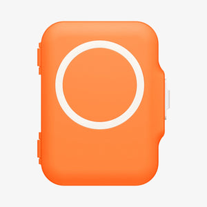 Orange Spigen Tintap MagFit+ magnetic card holder detail