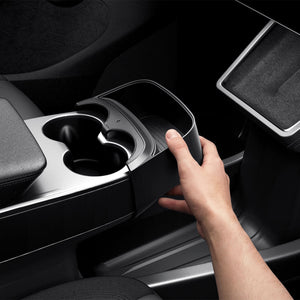 Installing Spigen Console Storage Extender in Tesla Model Y Standard