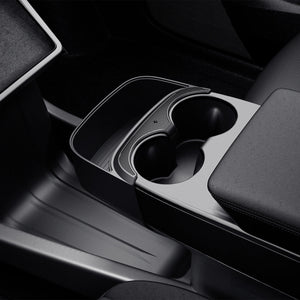 Spigen Console Storage Extender installed in Tesla Model Y Standard