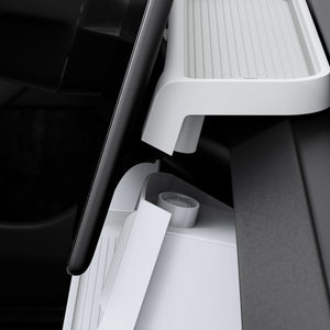 Angled side view of Spigen TO227H White organizer