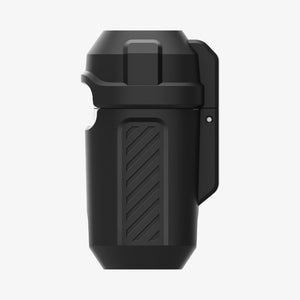 Spigen Lock Fit AirPods 5 and AirPods 4 case in Matte Black view 7