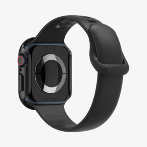 ACS08601 - Apple Watch Series 11 / 10 (46mm) Case Thin Fit in Black showing the back, partial side, inner and back