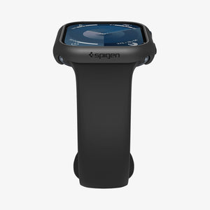 ACS08601 - Apple Watch Series 11 / 10 (46mm) Case Thin Fit in Black showing the partial front and side