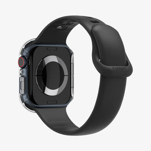 ACS08602 - Apple Watch Series 11 / 10 (46mm) Case Thin Fit in Crystal Clear showing the back, partial side, inner and back